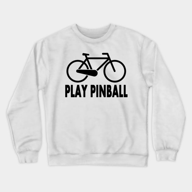 Bicycle Pinball Crewneck Sweatshirt by Uwantmytees